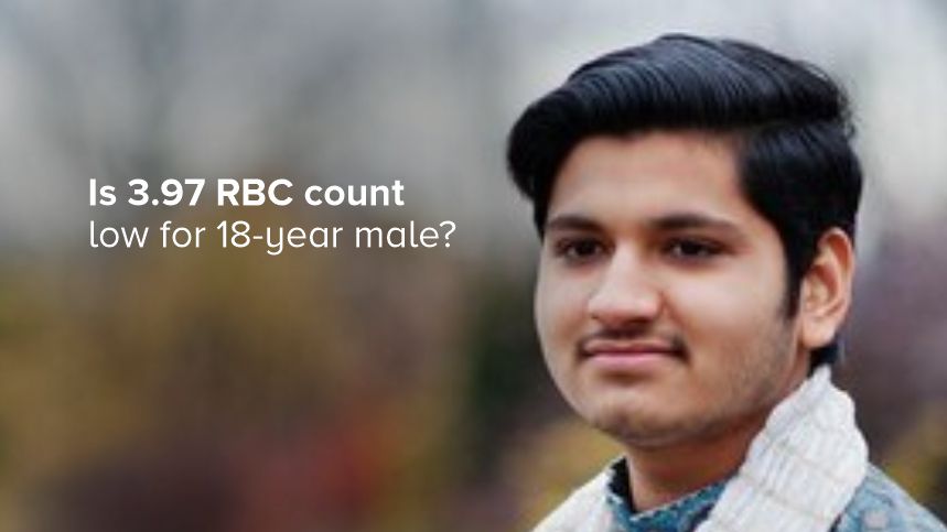 Is a 3.97 RBC Count Low for an 18-Year-Old Male? Understanding Red Blood Cell Counts and Their Implications